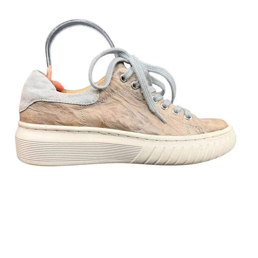 Söfft Parkyn Leather Camo Print Sneakers Women’s 7M Comfort Casual Shoe Sofft